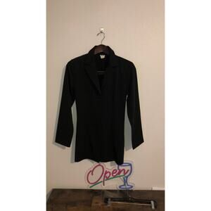 Céline single button blazer black Small